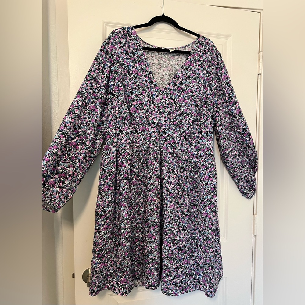 Ava & Viv Floral Mini Dress - Multicolor